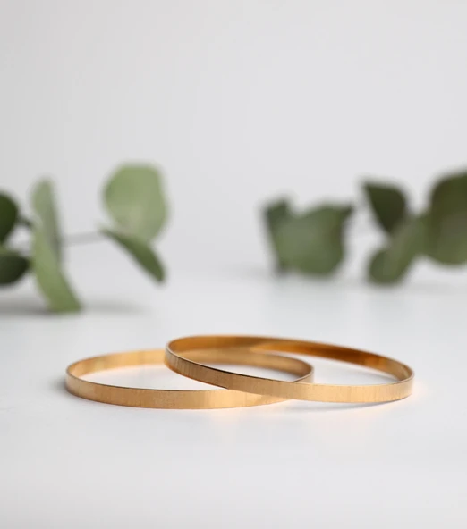 Nar-in Altın Mücevherat Altın Bilezik Kibrit Çöpü Ajda 11 (Yatırımlık/15gr) ürün görseli 1