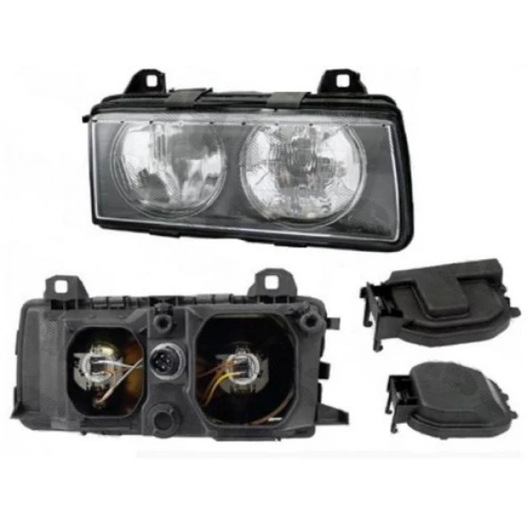 BMW E36 H7 SAĞ FAR HELLA 63128363496 ürün görseli