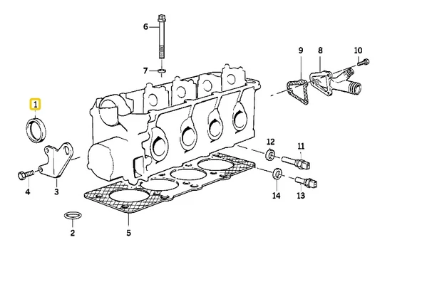 BMW M20 M21 VE M40 MOTOR ELRİNG EGZANTRİK ÖN KEÇESİ 11121285609 - Resim 4