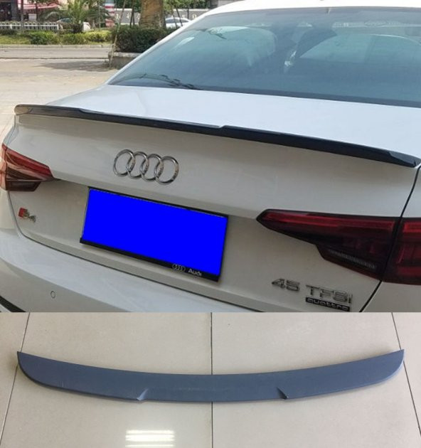 Audi A4 B9 Spoiler S Line Plastik Boyasız 2016-2019