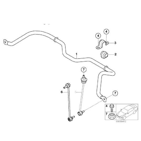 MİNİ ÖN VİRAJ ASKI ROTU 31356778831 VE 31356759537 - Resim 2