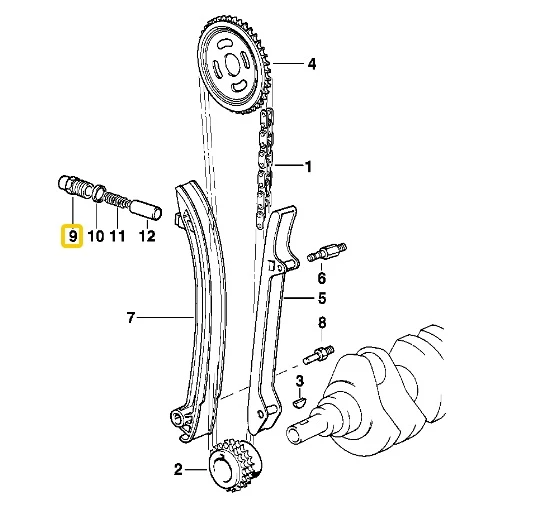 BMW M50 M52 VE M54 MOTOR ALT TRİGER GERGİ SİBOBU 11311703746 - 3