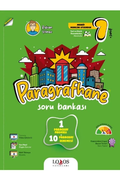 7.Sınıf Paragrafhane Soru Bankası Lodos Yayınları ürün görseli 1