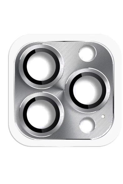 HarmonyAura iPhone 16 Pro Max Pers Alüminyum Kamera Lens - Gri ürün görseli 1