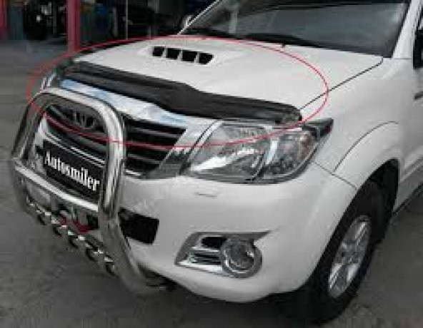 Toyota Hilux Kaput Rüzgarlığı Piano Black 2012-2015