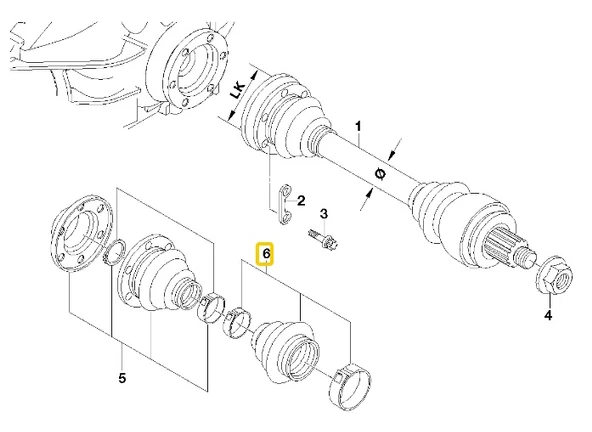 BMW E46 FEBİ DIŞ AKİS KÖRÜĞÜ 33211229590 ürün görseli