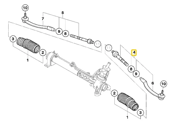MİNİ R50 R52 VE R53 FROW KOMPLE SOL ROT KOLU 6777521 - 6761557 ürün görseli