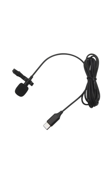 HarmonyAura Type-C 2 Metre Double Mikrofon - Siyah - Resim 3