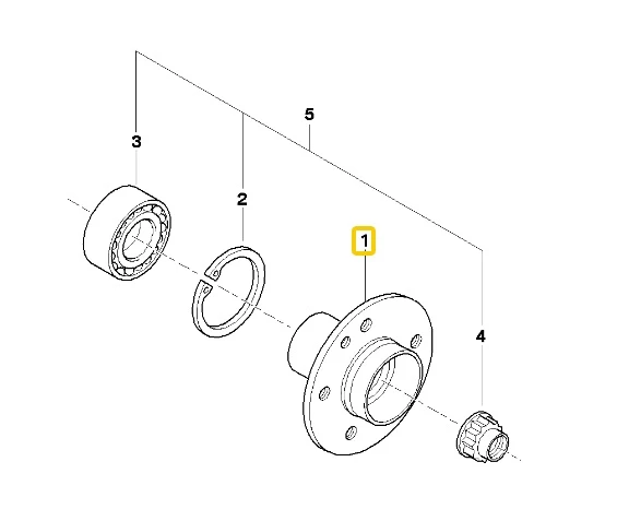 BMW E36 E46 FEBİ ARKA PORYA 33411093693 - 33411093657 - Resim 3