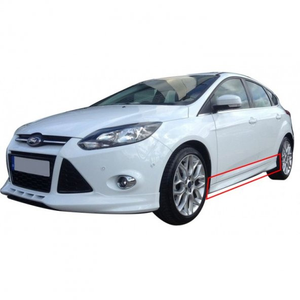 Ford Focus 3 Yan Marşpiyel Seti Plastik Boyasız 2011-