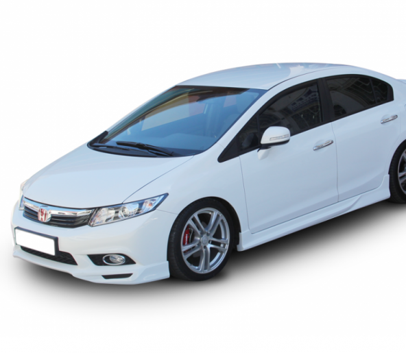 Honda Civic Fb7 Custom Yan Marşpiyel Plastik Boyasız 2012-