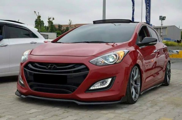 Hyundai İ30 Ön Lip Plastik Parlak Siyah 2012-