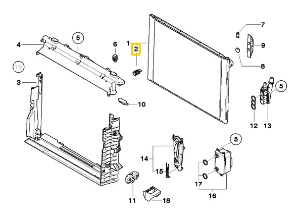 BMW 5 VE 7 SERİ RADYATÖR TAHLİYE TAPASI 17112247346 - Resim 4