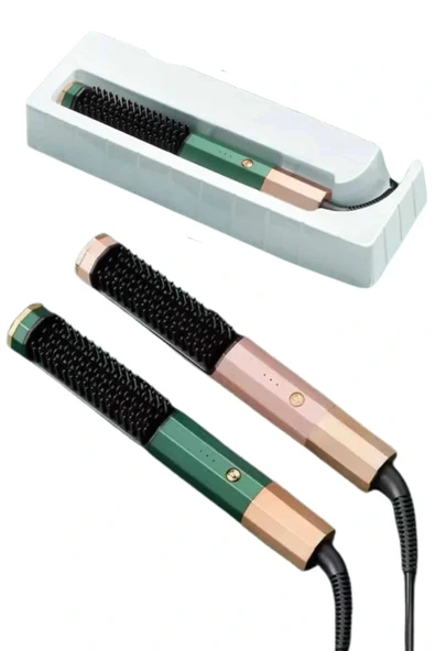 Üflemeli Saç Düzleştirici Fön Tarak Yüksek Isı Ayarlı İyon Özellikli - Resim 5