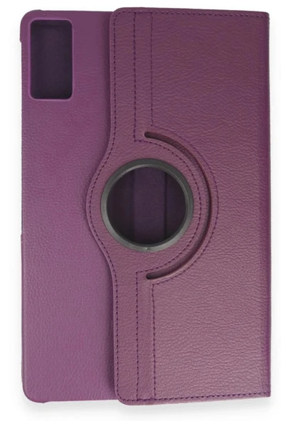 Samsung Galaxy T550 Tab A 9.7 Kılıf 360 Tablet Deri Kılıf - Mürdüm ürün görseli 1