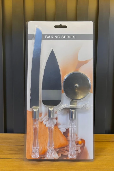 3 Parça Servis Seti - Resim 4