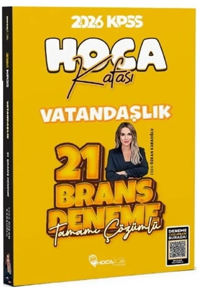 2026 Kpss Vatandaşlık 21 Branş Deneme Çözümlü Hoca Kafası ürün görseli 1