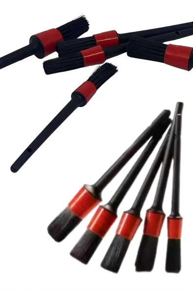 Araç İçi Led Aksesuar 5 Farklı Detaylı Araba Temizlik Fırçası Oto Temizleme Fırçası - Resim 5