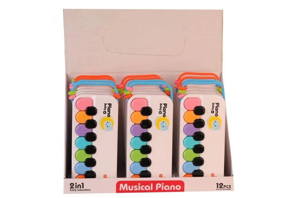 8881-1B DISPLAYDE RENKLİ BEYAZ PİYANO(Belirtilen fiyat, tekli satış için adet fiyatıdır) - Resim 2