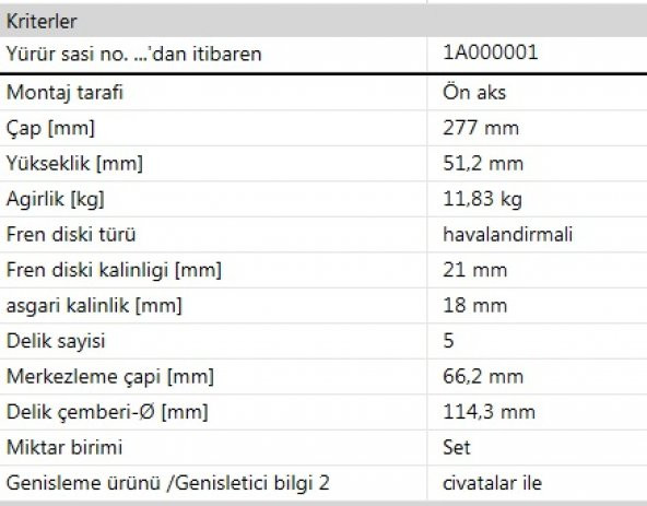 LAND ROVER FREELANDER I 1998 - 2006 ÖN FREN DİSK TAKIMI SDB000080 - 3