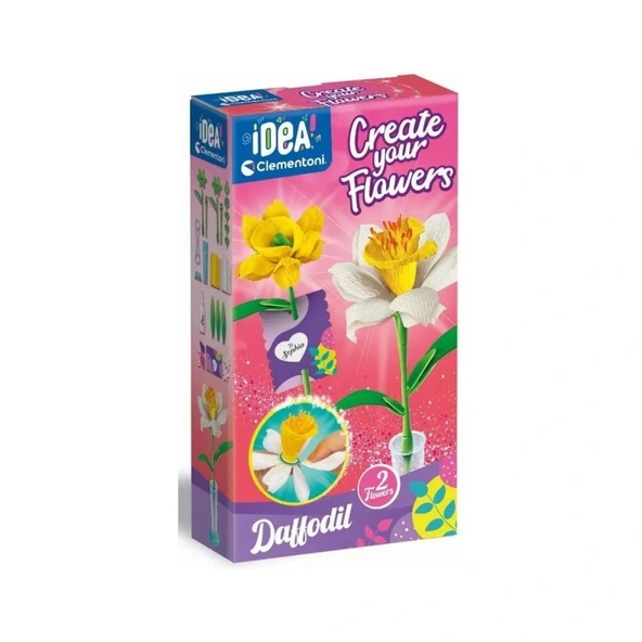 Çiçek Tasarıım Seti - Nergis - Resim 4