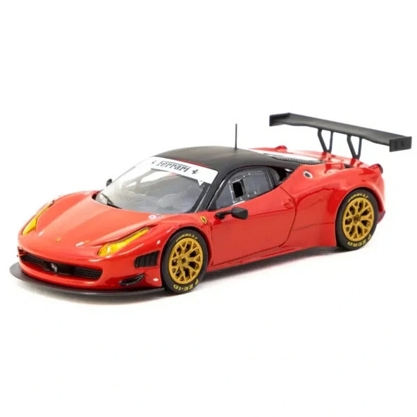 1/64 Ferrari 458 Italia GT3 Red Model Araç ürün görseli 1