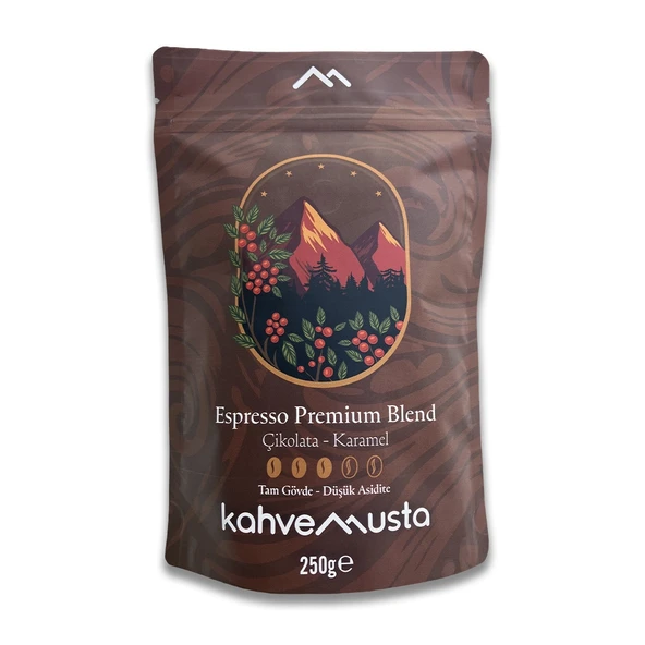 kahvemusta Espresso - Premium Blend Espresso Çekirdek Kahve (250g) ürün görseli 1
