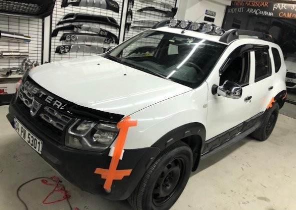 Dacia Duster 1 Damalı Çamurluk Dodik Seti 8 Parça - 3