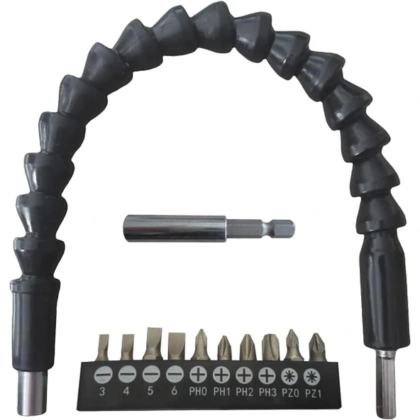 Esnek Şaftlı Tornavida Ucu Seti ürün görseli 1