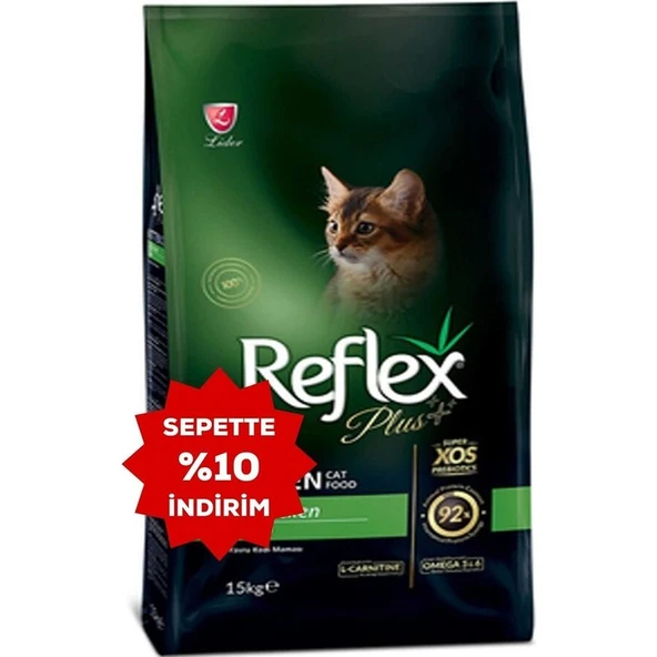 Reflex Plus Kitten Tavuklu Yavru Kedi Maması 15KG 1 KG HEDİYELİ ürün görseli 1