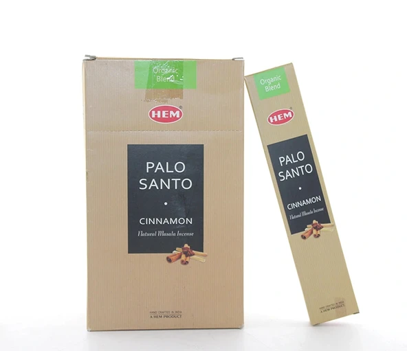 Hem Organic Blend Series Palo Santo Cinnamon Masala Aromalı Çubuk Tütsü ürün görseli 1