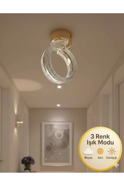 Marsel Lighting ALYA TEKLİ GOLD AVİZE ürün görseli 1