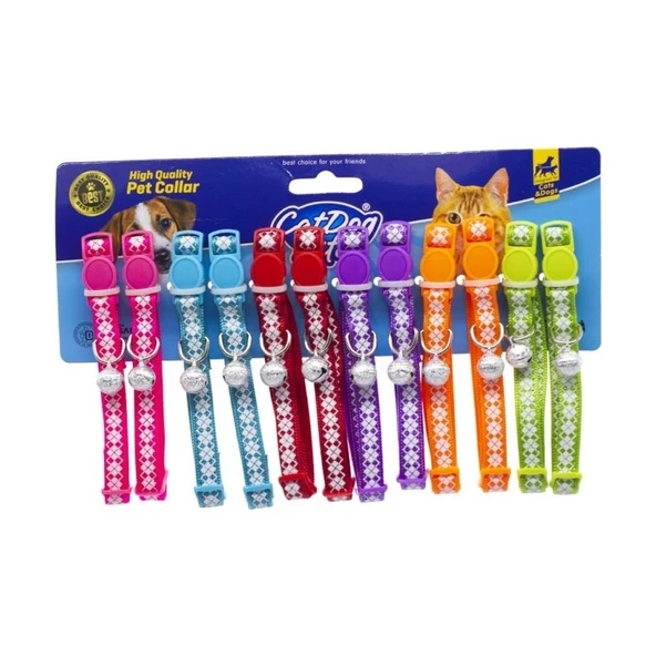 Catlife  202525- Kediler Için Boyun Tasması Zilli ürün görseli 1