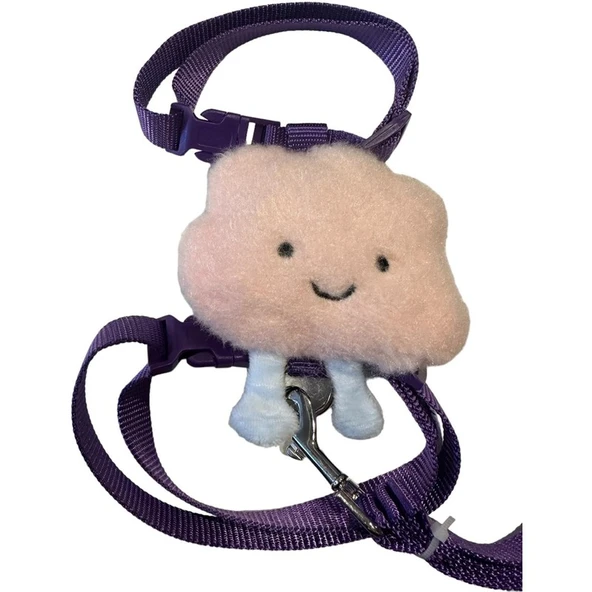 Catdoglife Clouds Kedi ve Köpek Gezdirme ve Göğüs Tasma Seti (Göğüs: 30 cm - 50 Cm) - Resim 2