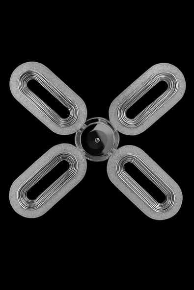 Marsel Lighting serra 4lu krom LED SALON OTURMA ODASI AVİZE 3 RENK LED ISIKLIDIR - Resim 3