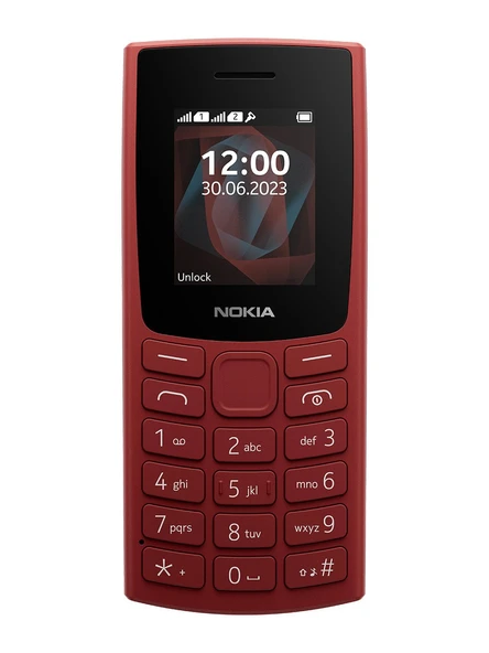 Nokia 105 TA-1557 Tuşlu Cep Telefonu Kırmızı (2 Yıl Türkiye Distribütör Garantili) - Resim 2