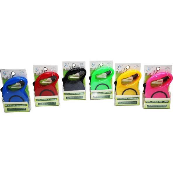 T Köpek Tasması Makaralı Retractable Dog Leash Pet Shop ürün görseli 1