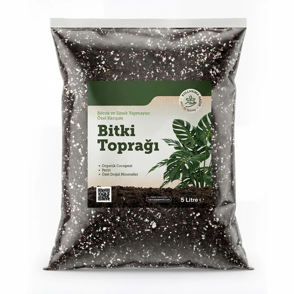 Organik Cocopeat Perlit Pomza Karışımlı Genel Bitki Kullanıma Uygun Bitki Toprağı Toprak (5 LİTRE) - Resim 6