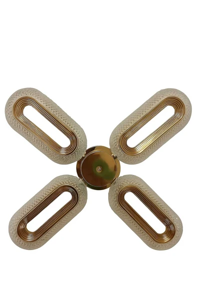 Marsel Lighting SERRA 4LÜ GOLD plafonyer avize 3 renk led ısıklı salon oturma odası avize - Resim 2