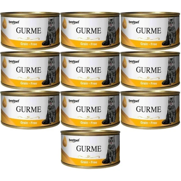 Bestpet Gurme Kedi Konservesi Tavuklu 100 gr x 10 ürün görseli 1