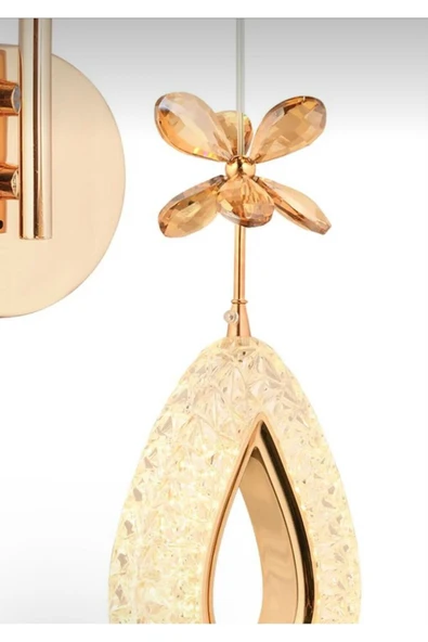 Marsel Lighting YAGMUR Tekli Gold 3 Renk Modu Aplik Avize - Resim 3