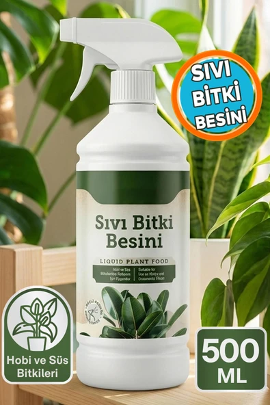 Sıvı Bitki Besini Hobi ve Süs Bitkileri İçin Besleyici Onarıcı Adapte Edici 500 ml Bitki Vitamini - Resim 4