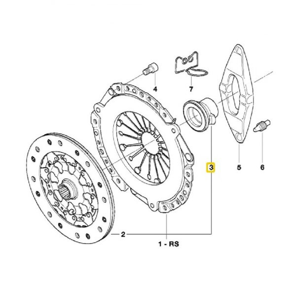 BMW DEBRİYAJ BİLYASI SACHS 21517521471 - 3
