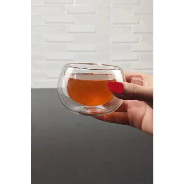 Çift Cidarlı Cam Reçellik 6 Adet ürün görseli 1