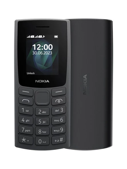 Nokia Nokıa 105 2023 Tuşlu Cep Telefonu (Nokia Türkiye Resmi Distribütör Garantili) Siyah - Resim 2