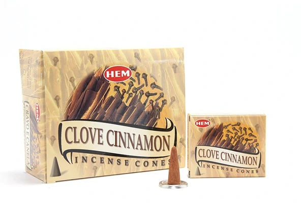 Clove Cinnamon Aromalı Konik Tütsü ürün görseli 1