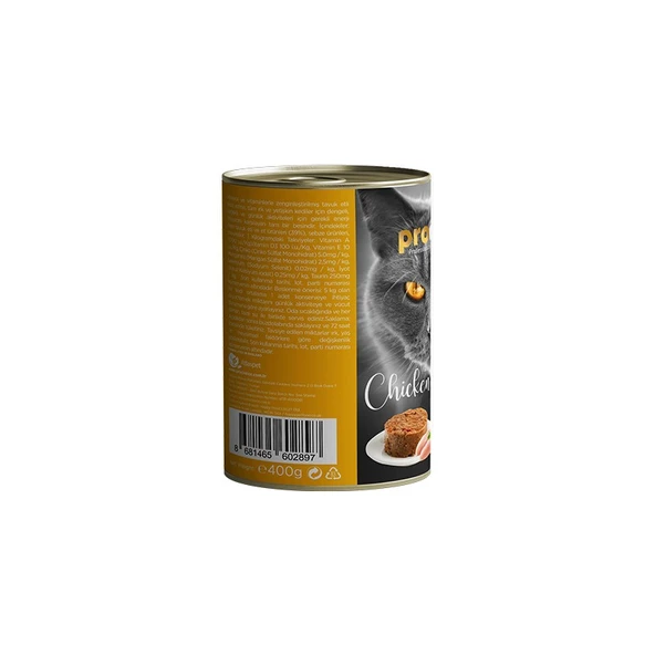 Pro Choice Tavuklu Yetişkin Kedi Konservesi 24X400 gr - Resim 3