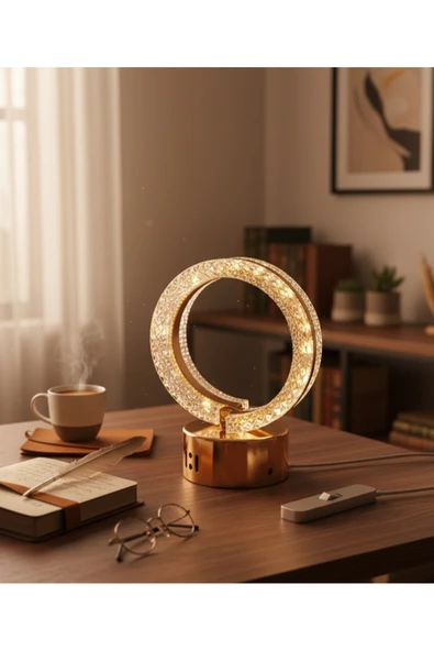 Marsel Lighting Alya gold PİLLİ masa lambasi ürün görseli 1