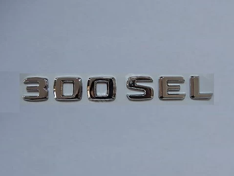 MERCEDES 300SEL YAZI ŞİLDİ 1408170715
