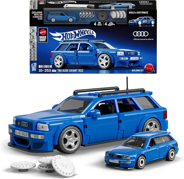 Mattel Brick Shop Hot Wheels JGR28 '94 Audi Avant Rs2 ürün görseli 1
